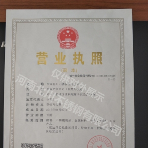 ���ϱ�����������޹�˾��Ӫҵִ��